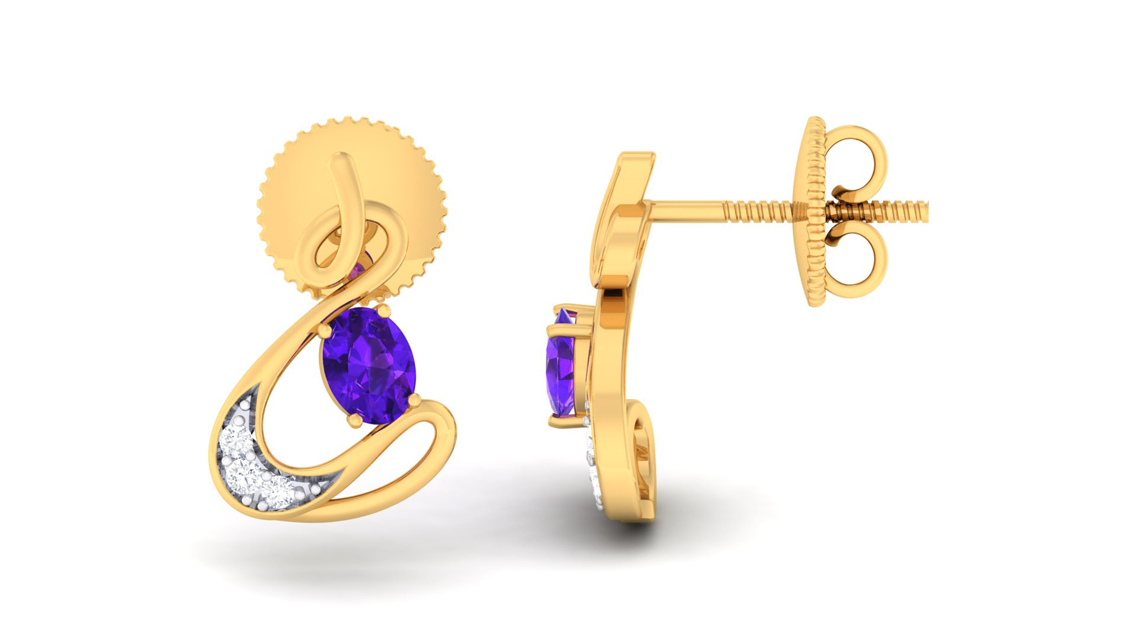 Women pendant-earrings set 3dm mgx render detail 3D print model 3D print model_3