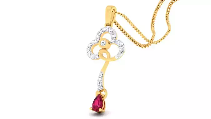 Women pendant-earrings set 3dm mgx render detail 3D print model