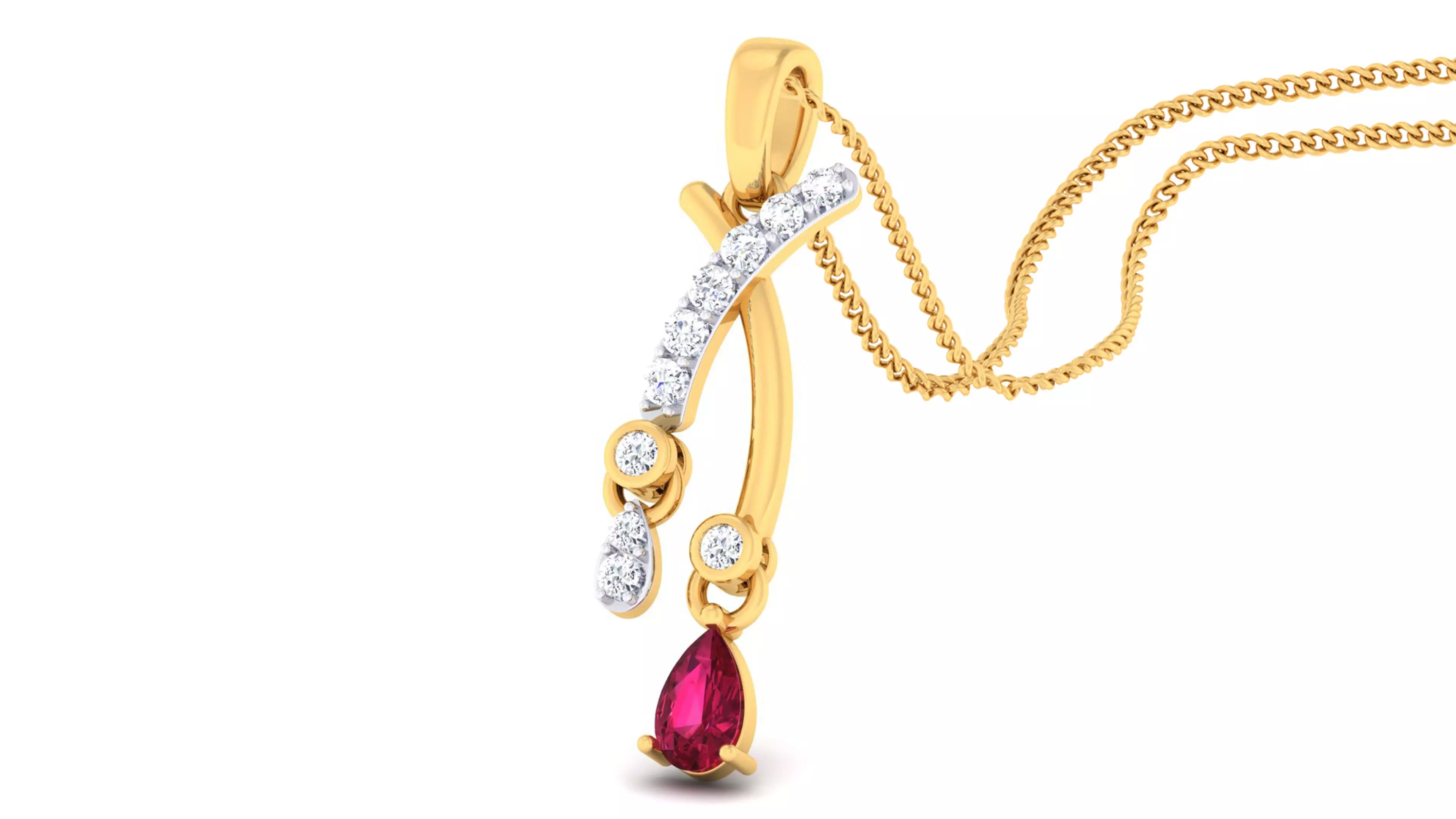 Women pendant-earrings set 3dm mgx render detail 3D print model 3D print model_0