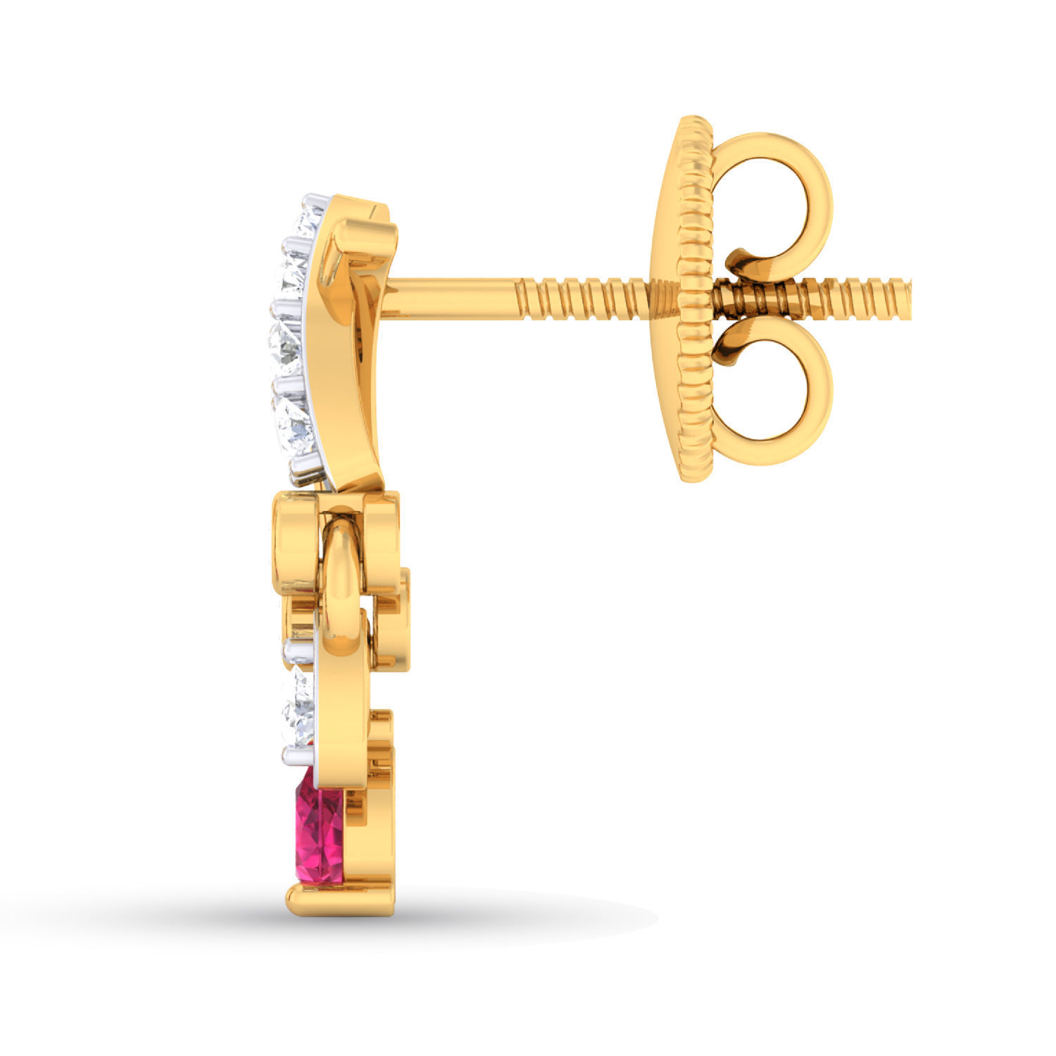 Women pendant-earrings set 3dm mgx render detail 3D print model 3D print model_4