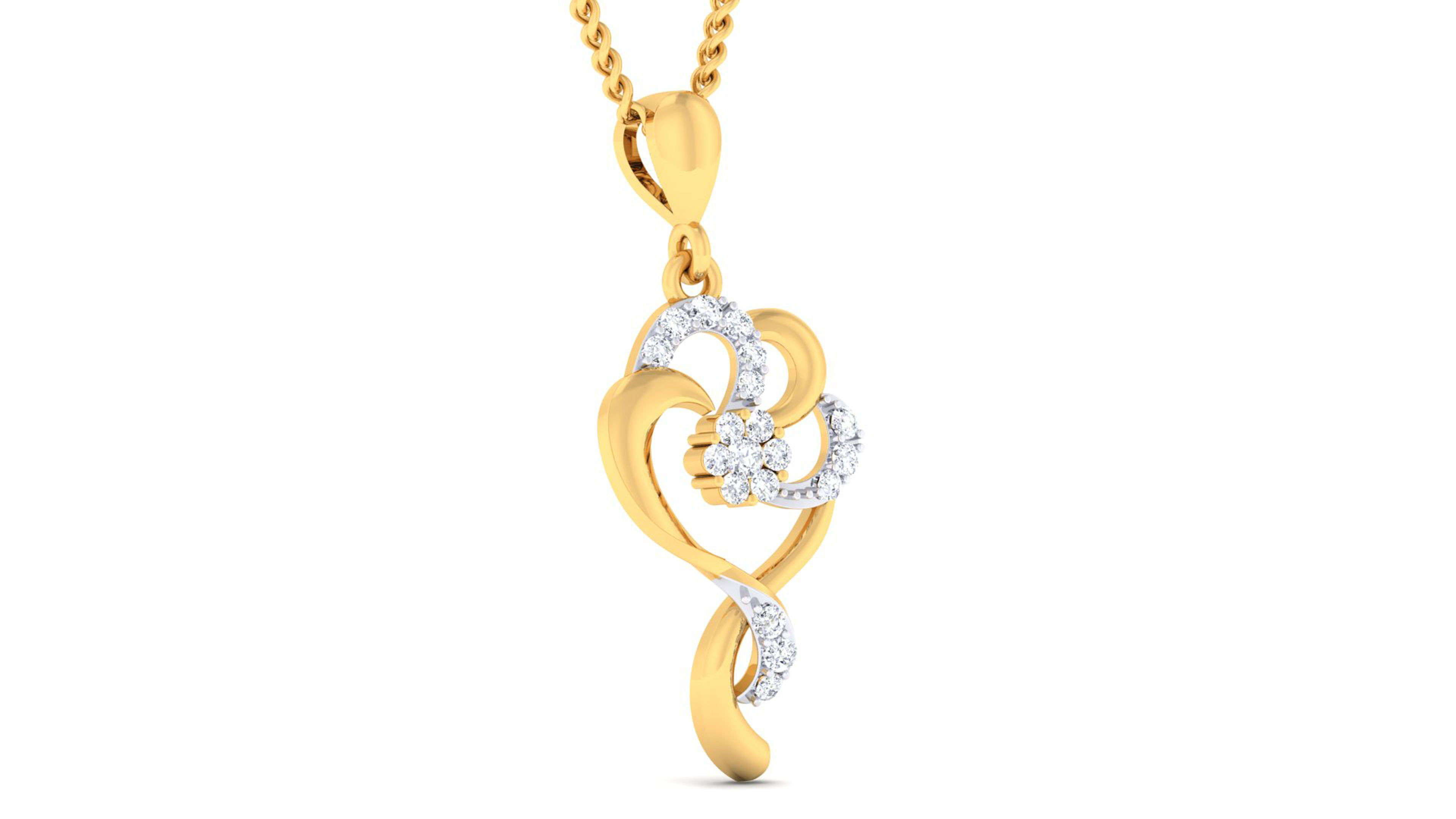 Women pendant-earrings set 3dm mgx render detail 3D print model 3D print model_3