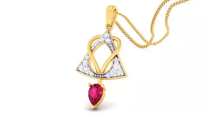 Women pendant-earrings set 3dm mgx render detail 3D print model 3D print model