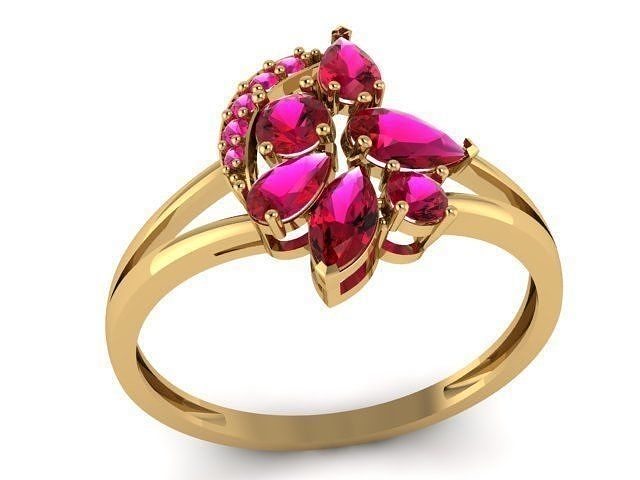 FLOWERING RINGS 3D print model