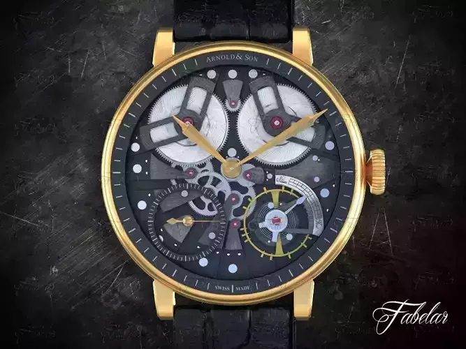 Watch mechanism 3D model