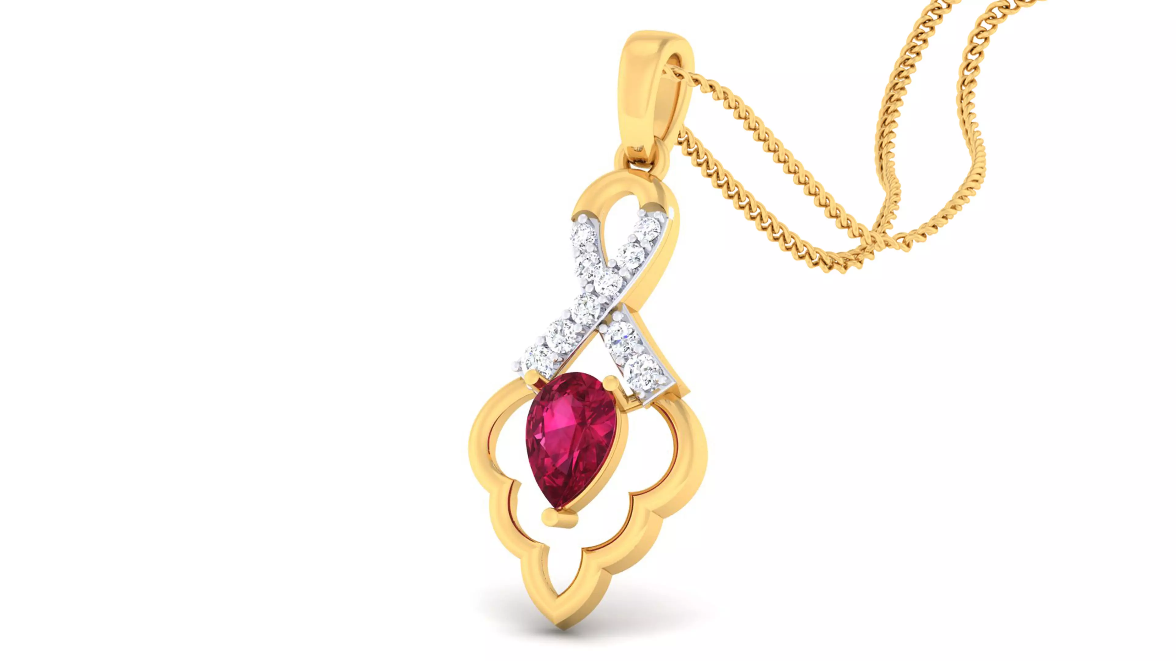 Women pendant-earrings set 3dm mgx render detail 3D print model 3D print model_0