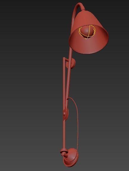 Wall Light from Gubi Nedgis Lighting 3D model_3