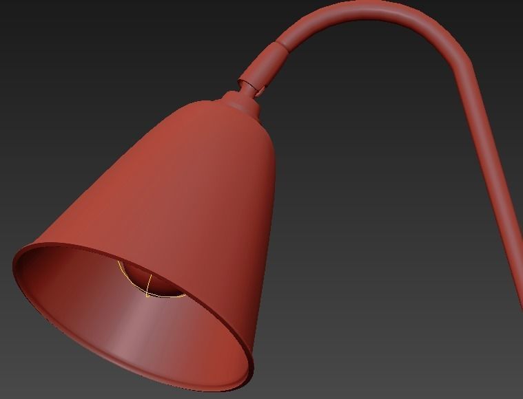 Wall Light from Gubi Nedgis Lighting 3D model_4