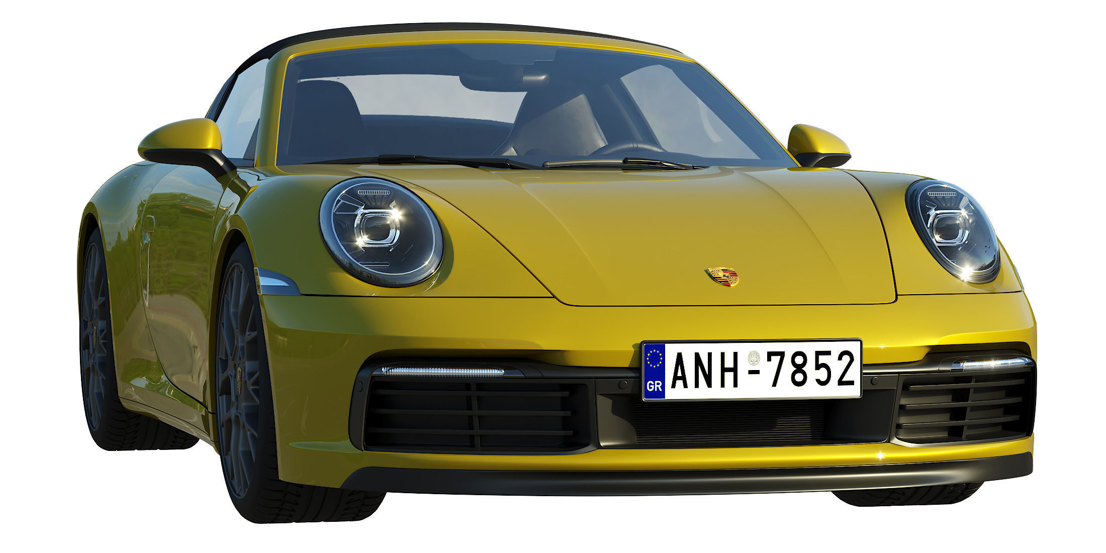 Porsche 911 Targa 2019 3D model_2