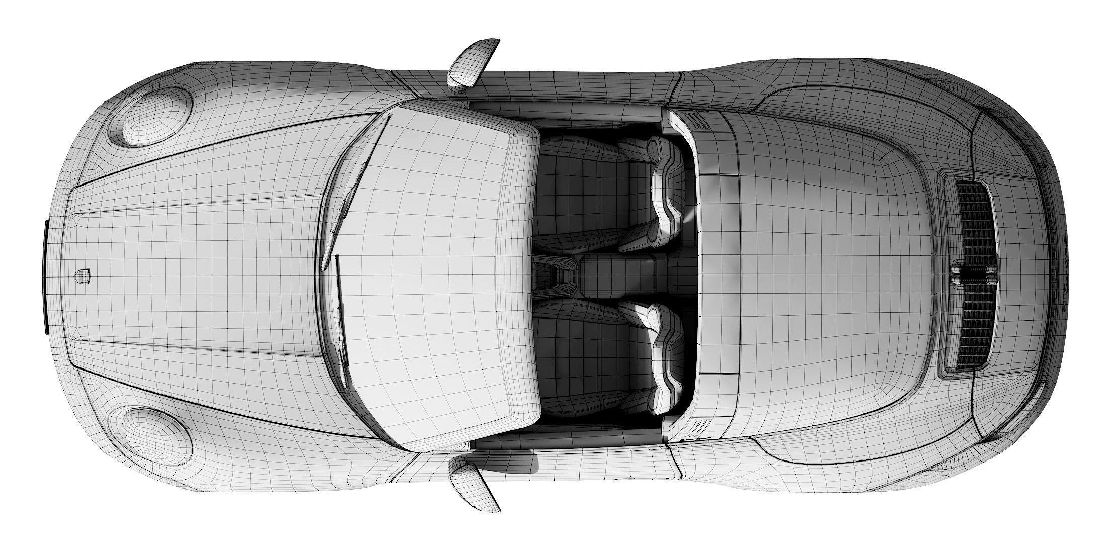 Porsche 911 Targa 2019 3D model_31