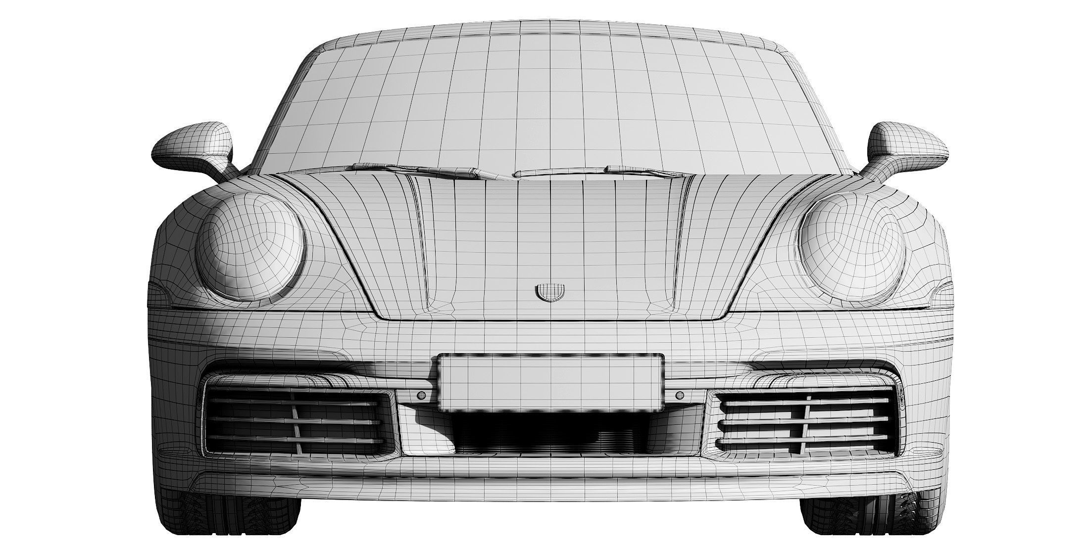 Porsche 911 Targa 2019 3D model_33