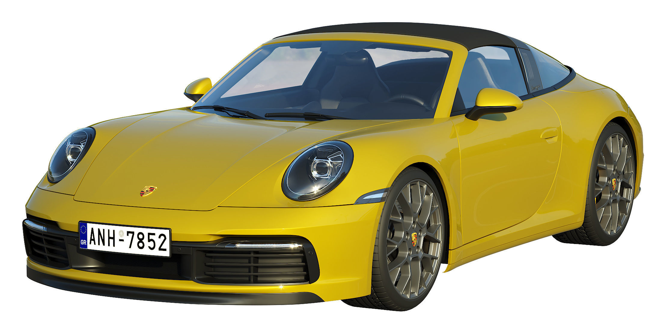 Porsche 911 Targa 2019 3D model_1