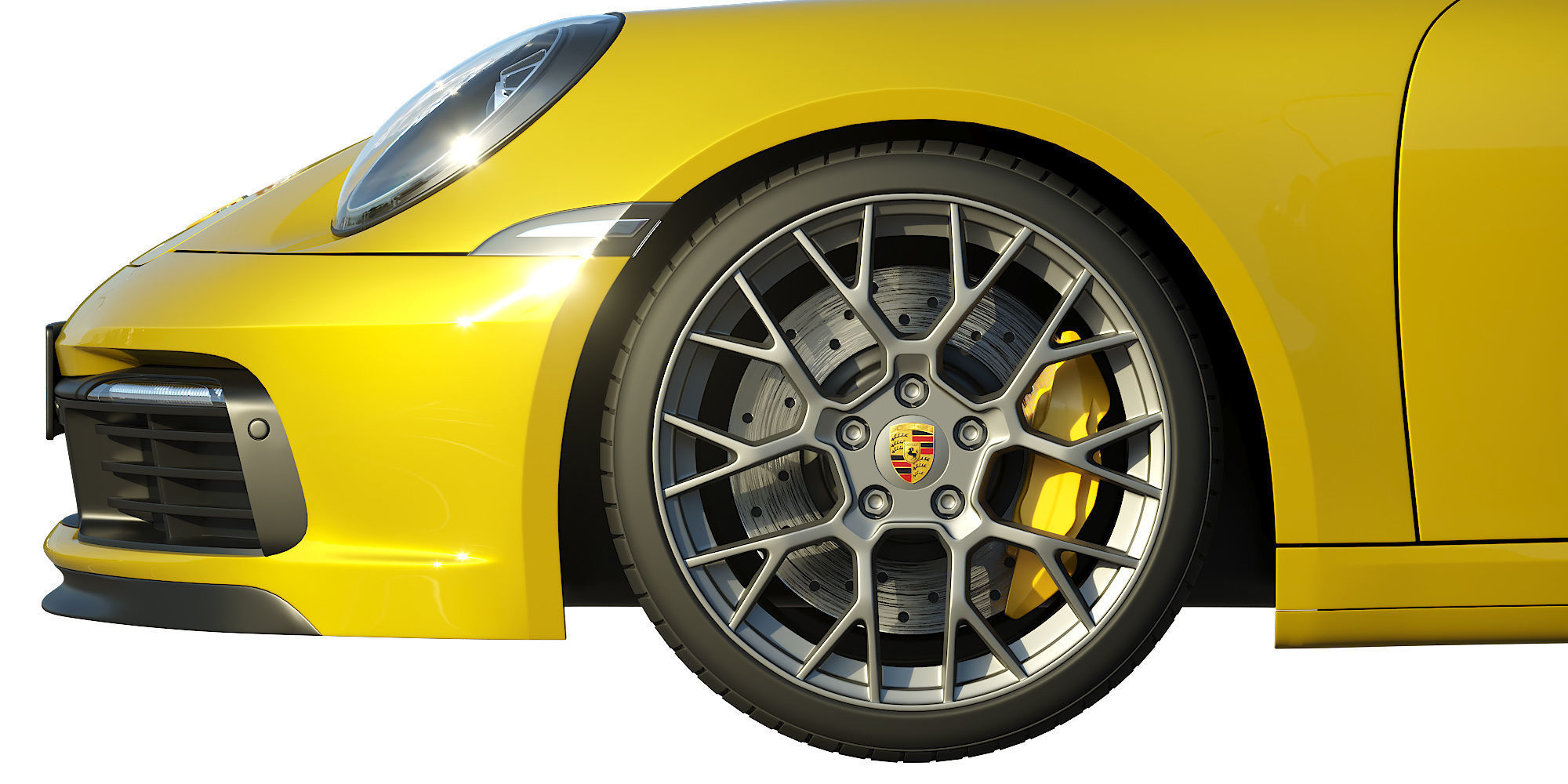 Porsche 911 Targa 2019 3D model_7