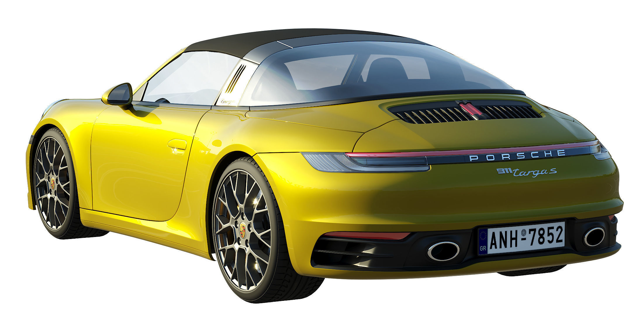 Porsche 911 Targa 2019 3D model_4