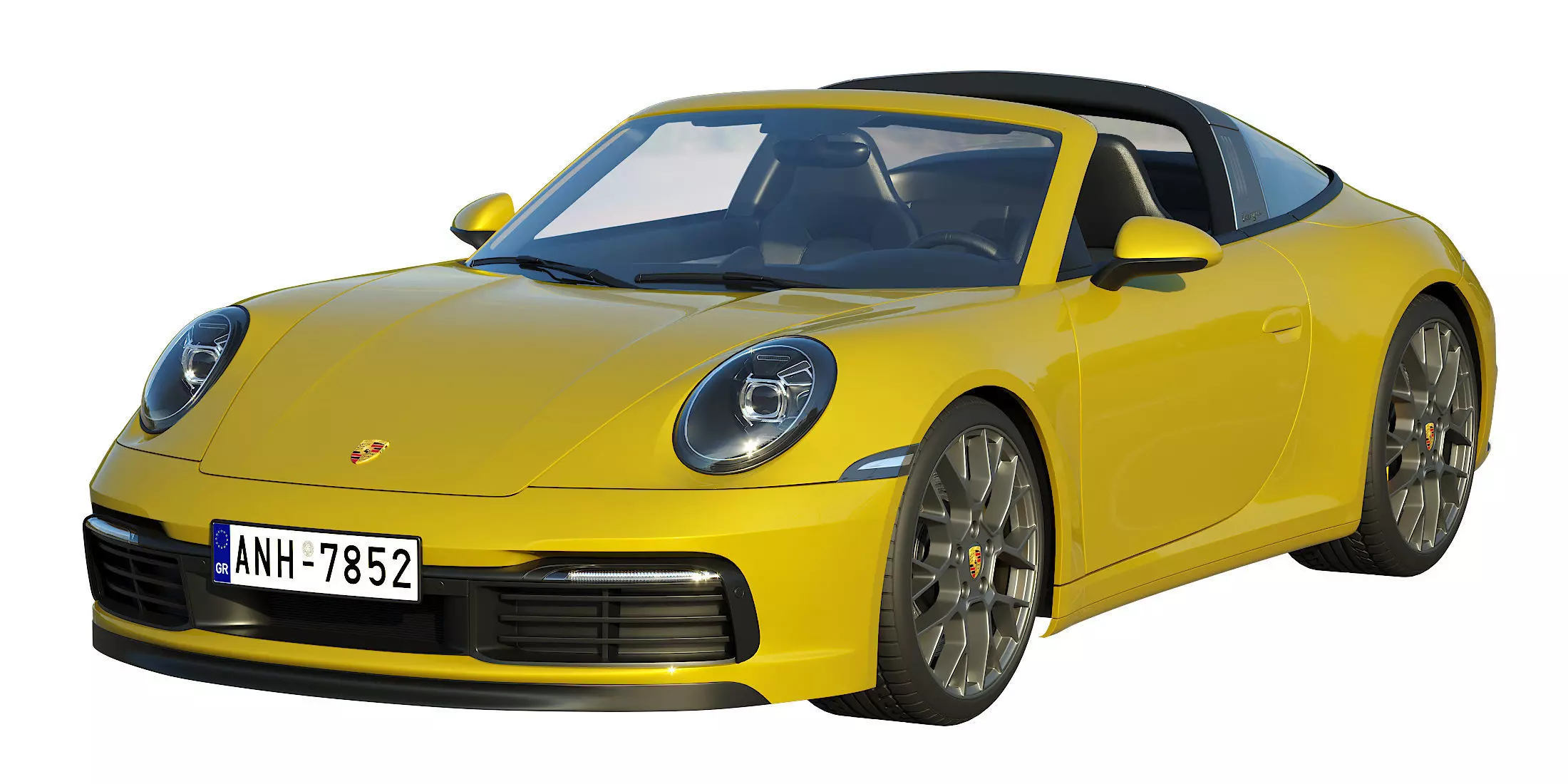 Porsche 911 Targa 2019 3D model_0