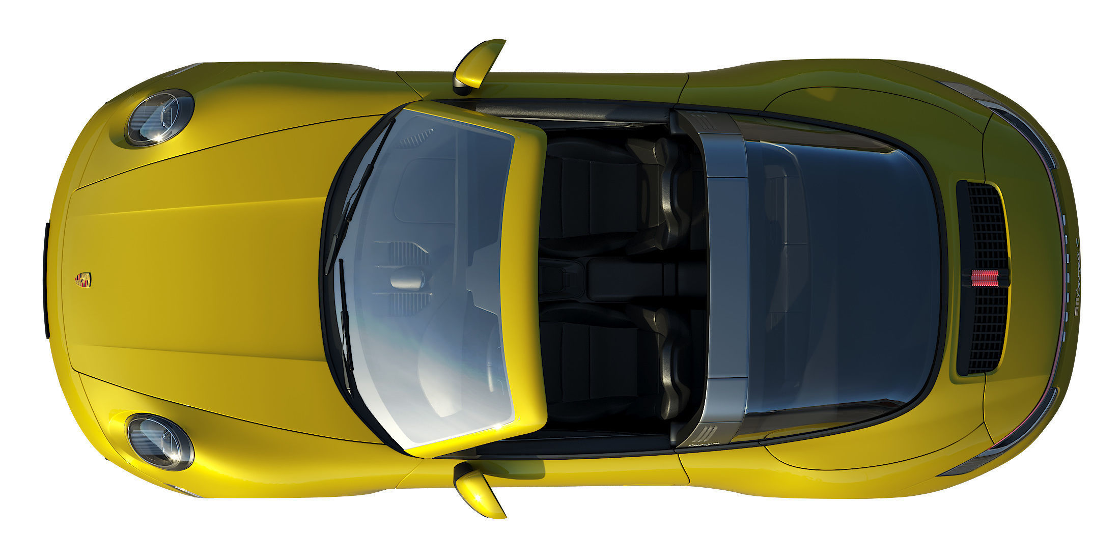 Porsche 911 Targa 2019 3D model_13