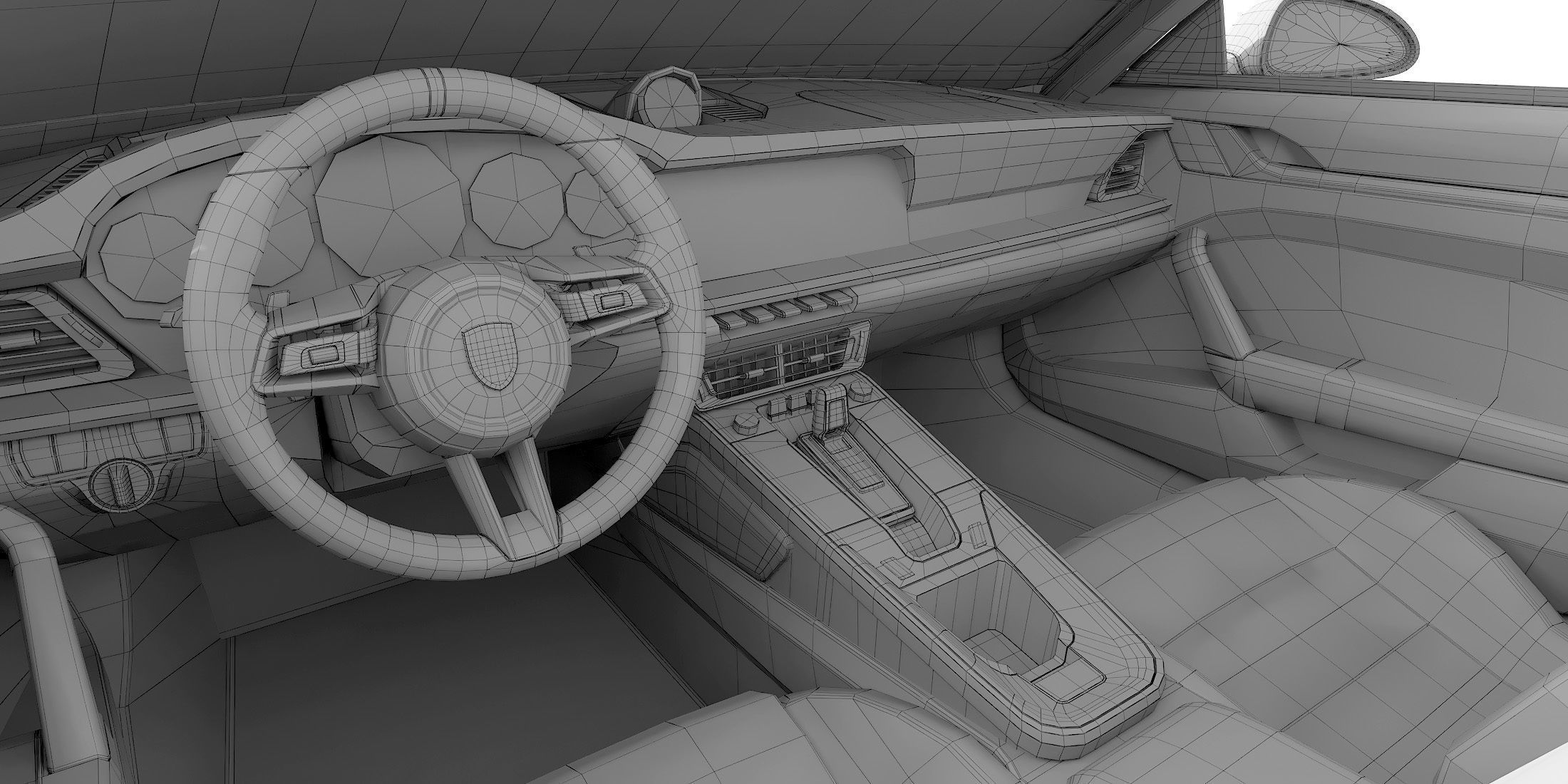 Porsche 911 Targa 2019 3D model_34