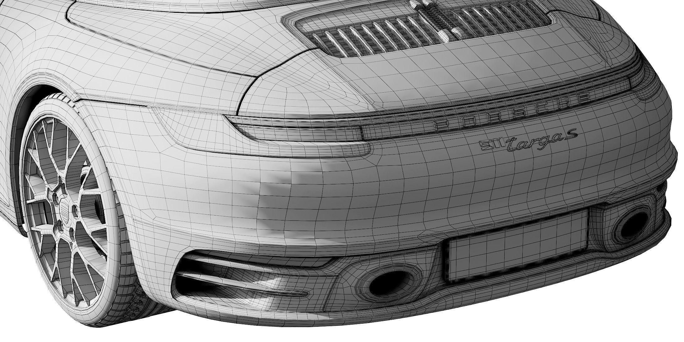 Porsche 911 Targa 2019 3D model_25
