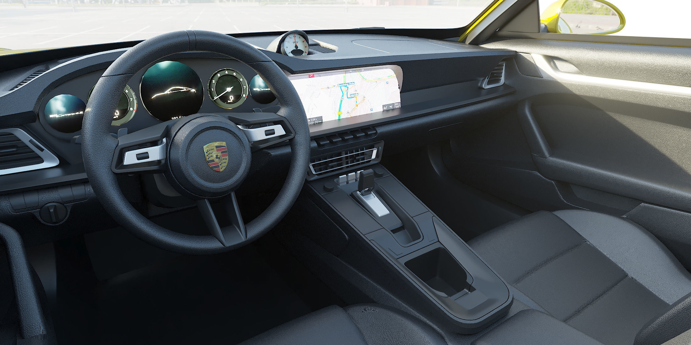 Porsche 911 Targa 2019 3D model_18