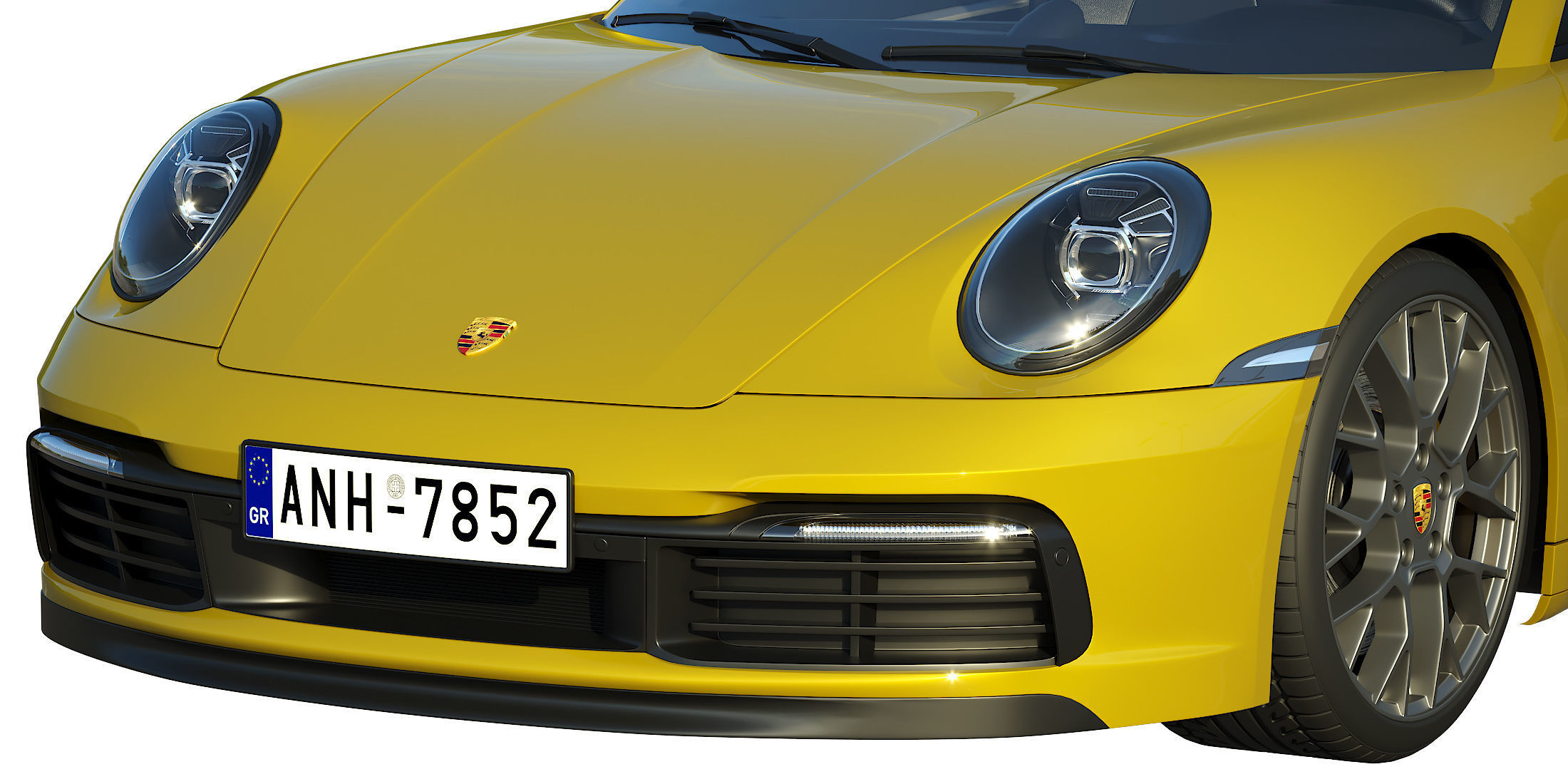 Porsche 911 Targa 2019 3D model_8