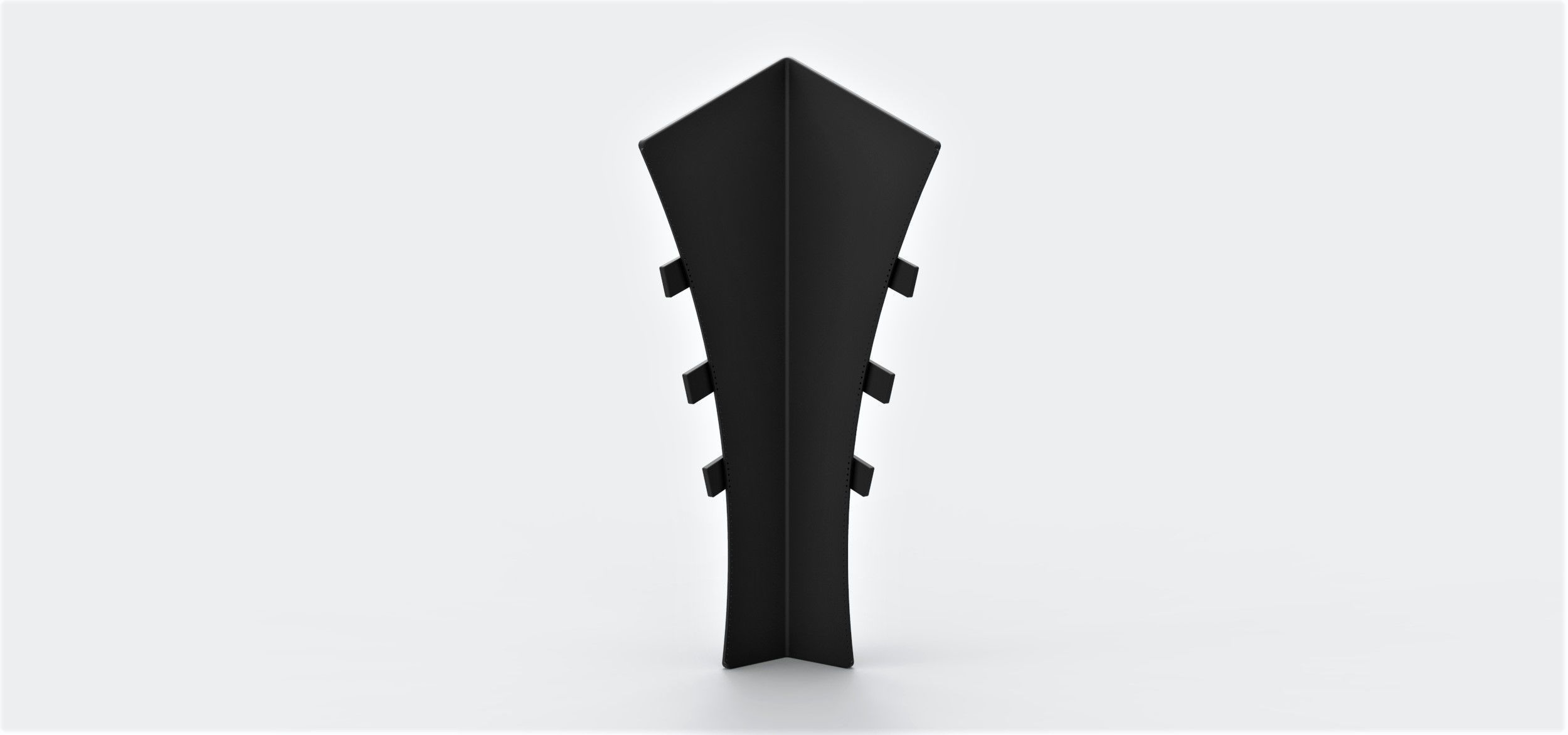 Shin armor of Batman 1989 3D print model_10