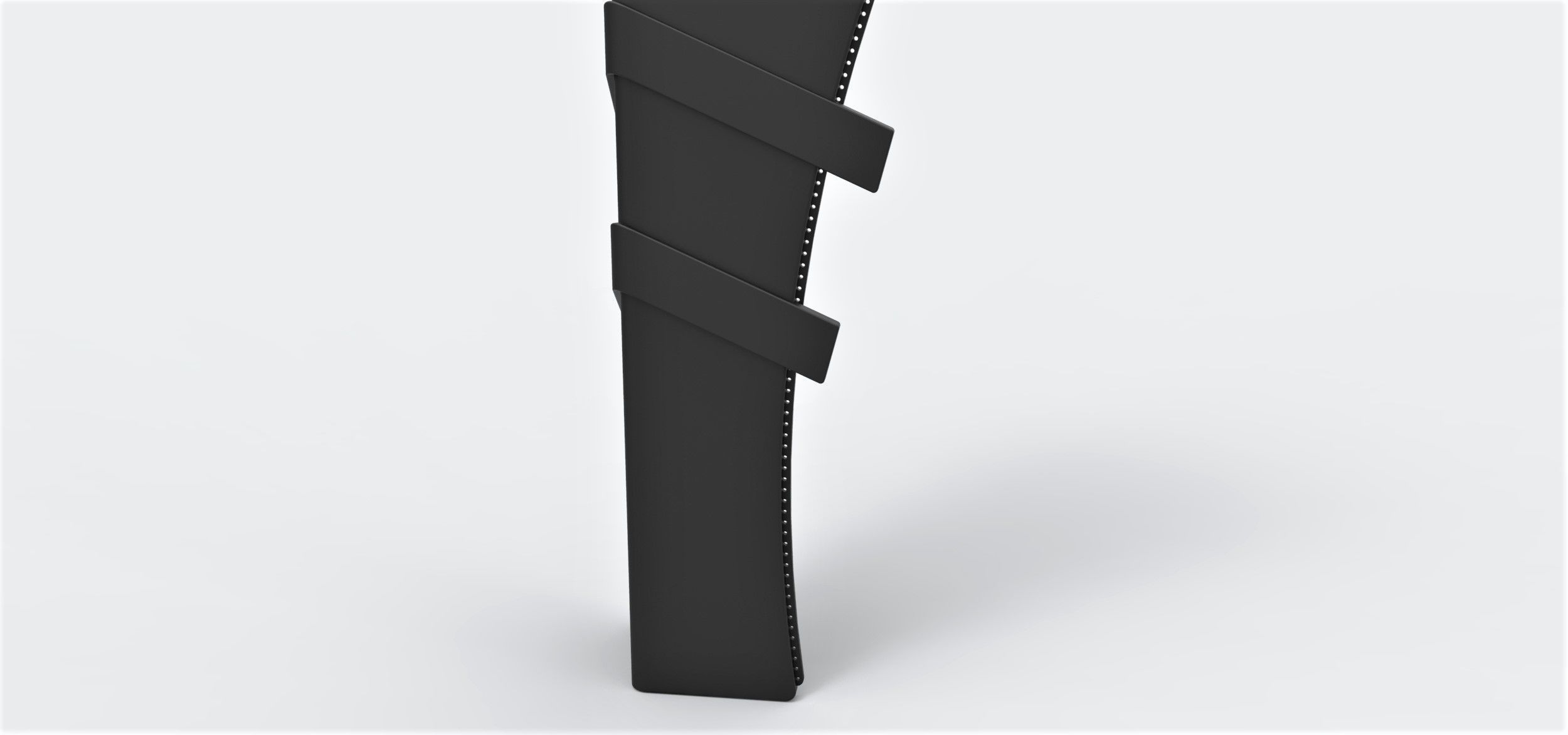 Shin armor of Batman 1989 3D print model_12