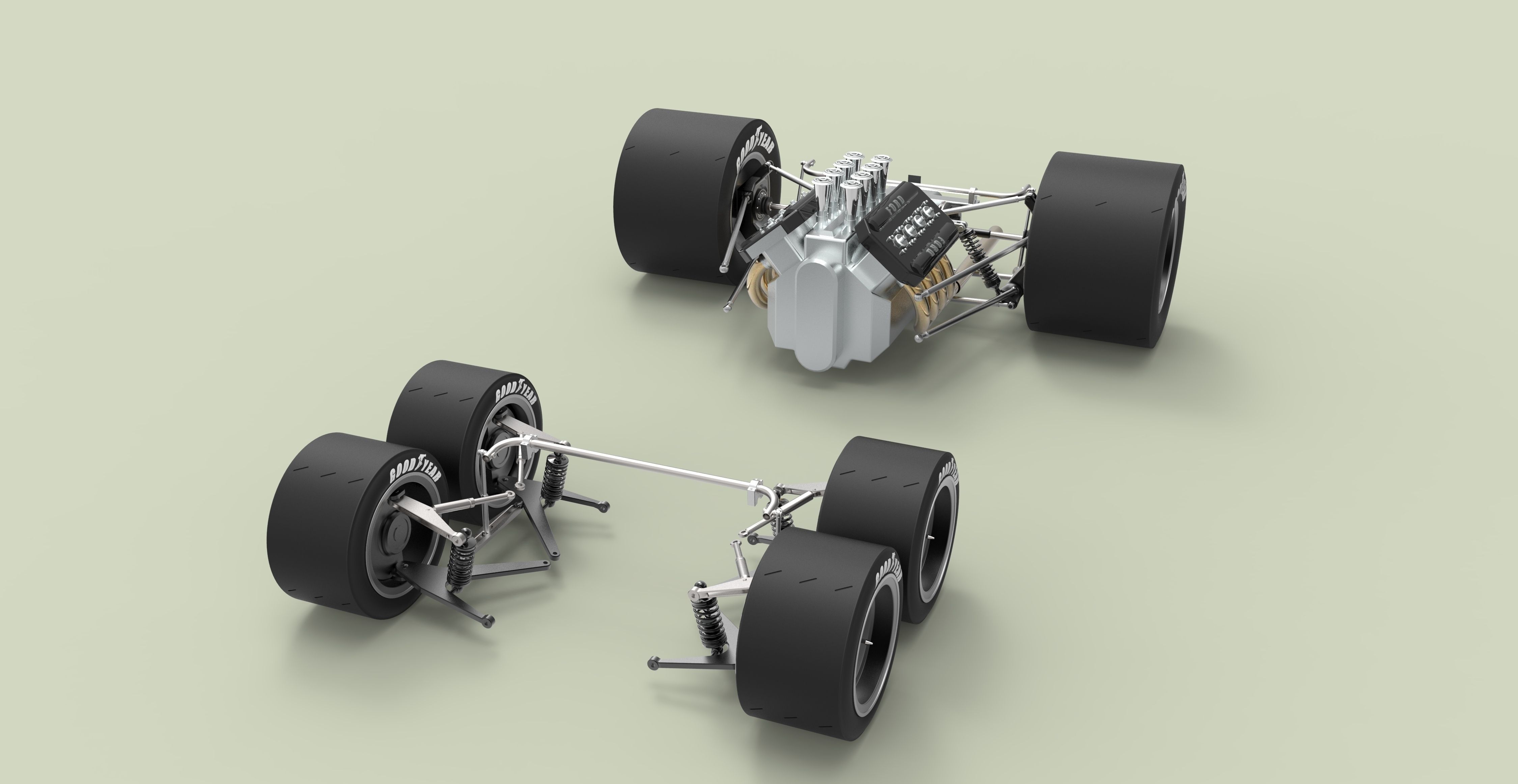 Tyrrell P34B six-wheeler Formula 1 3D model_15