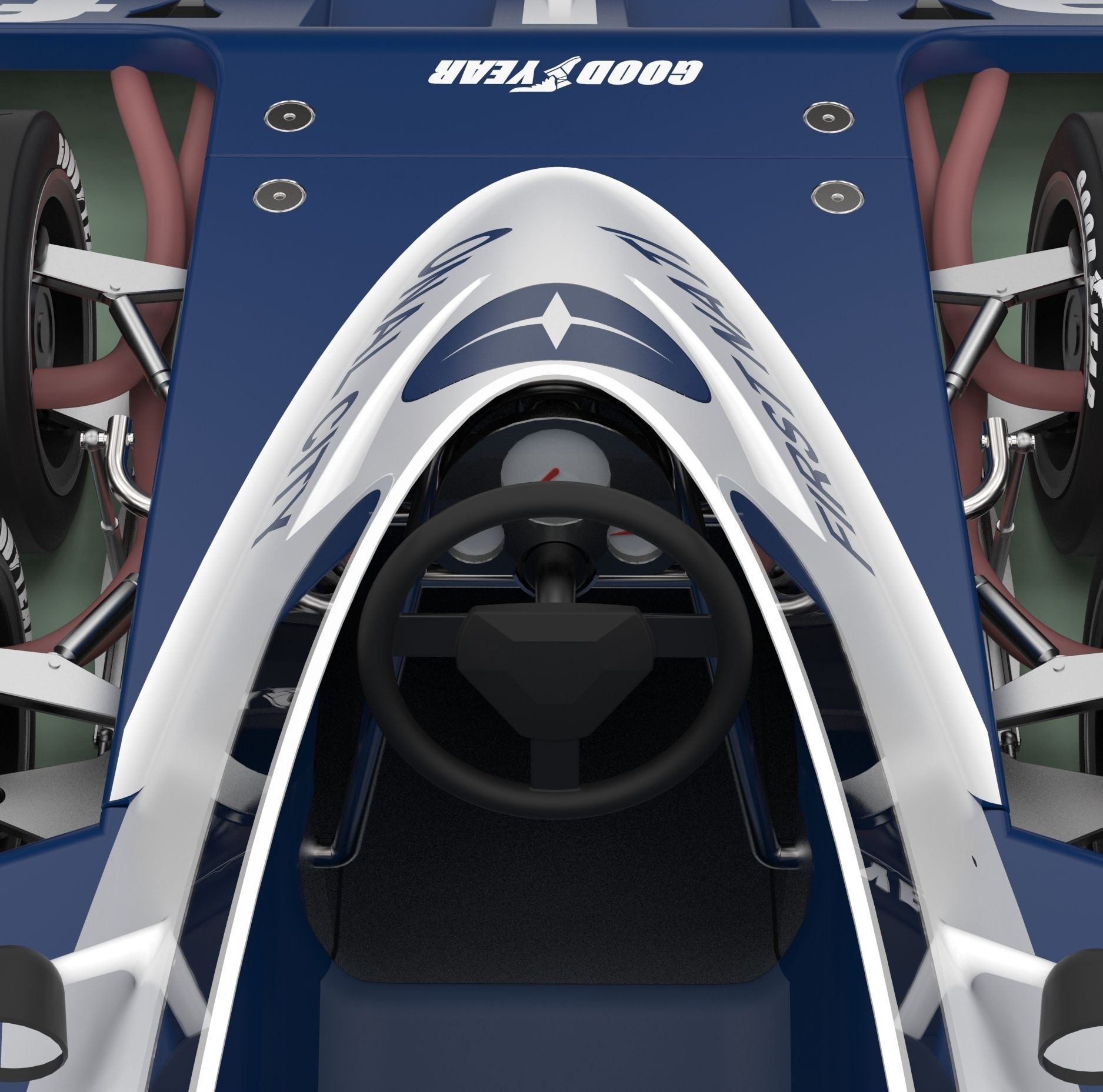 Tyrrell P34B six-wheeler Formula 1 3D model_10