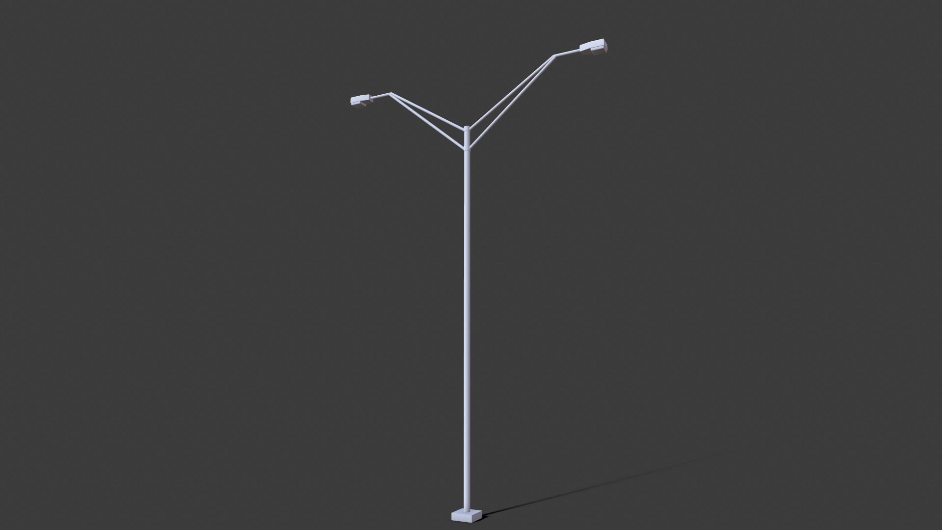 Street Lights Pack Low-poly 3D model_5