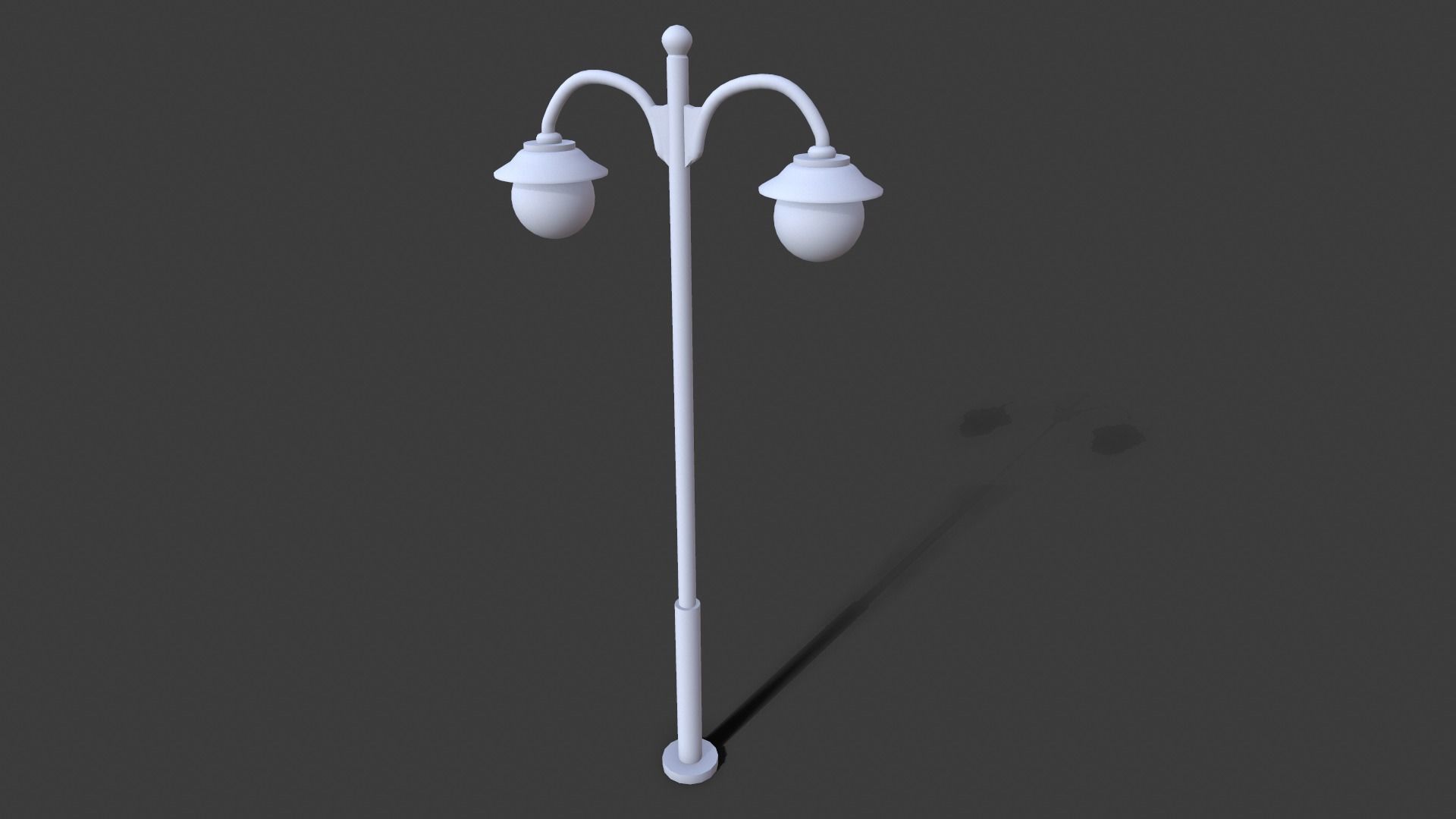 Street Lights Pack Low-poly 3D model_7