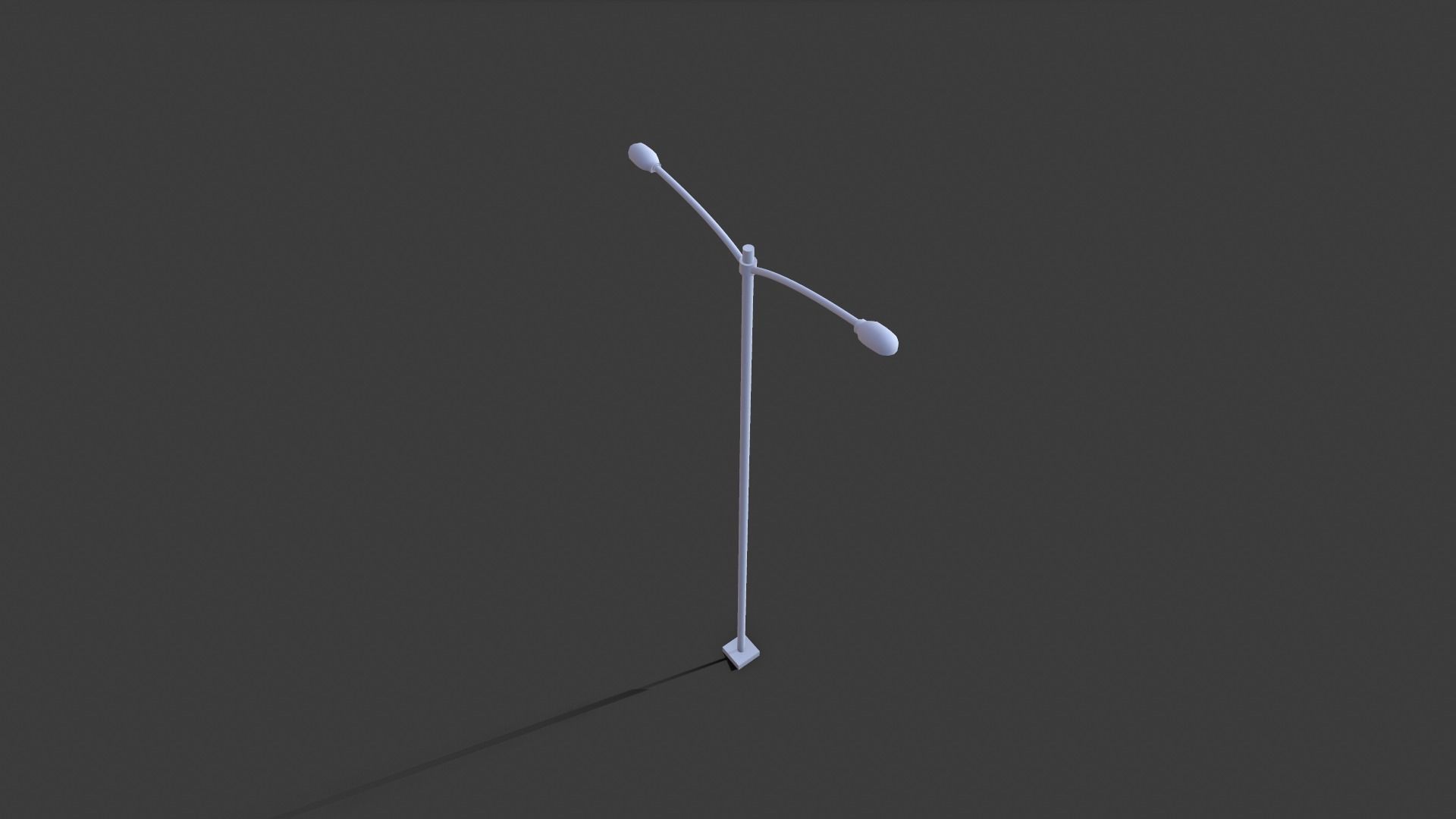 Street Lights Pack Low-poly 3D model_6