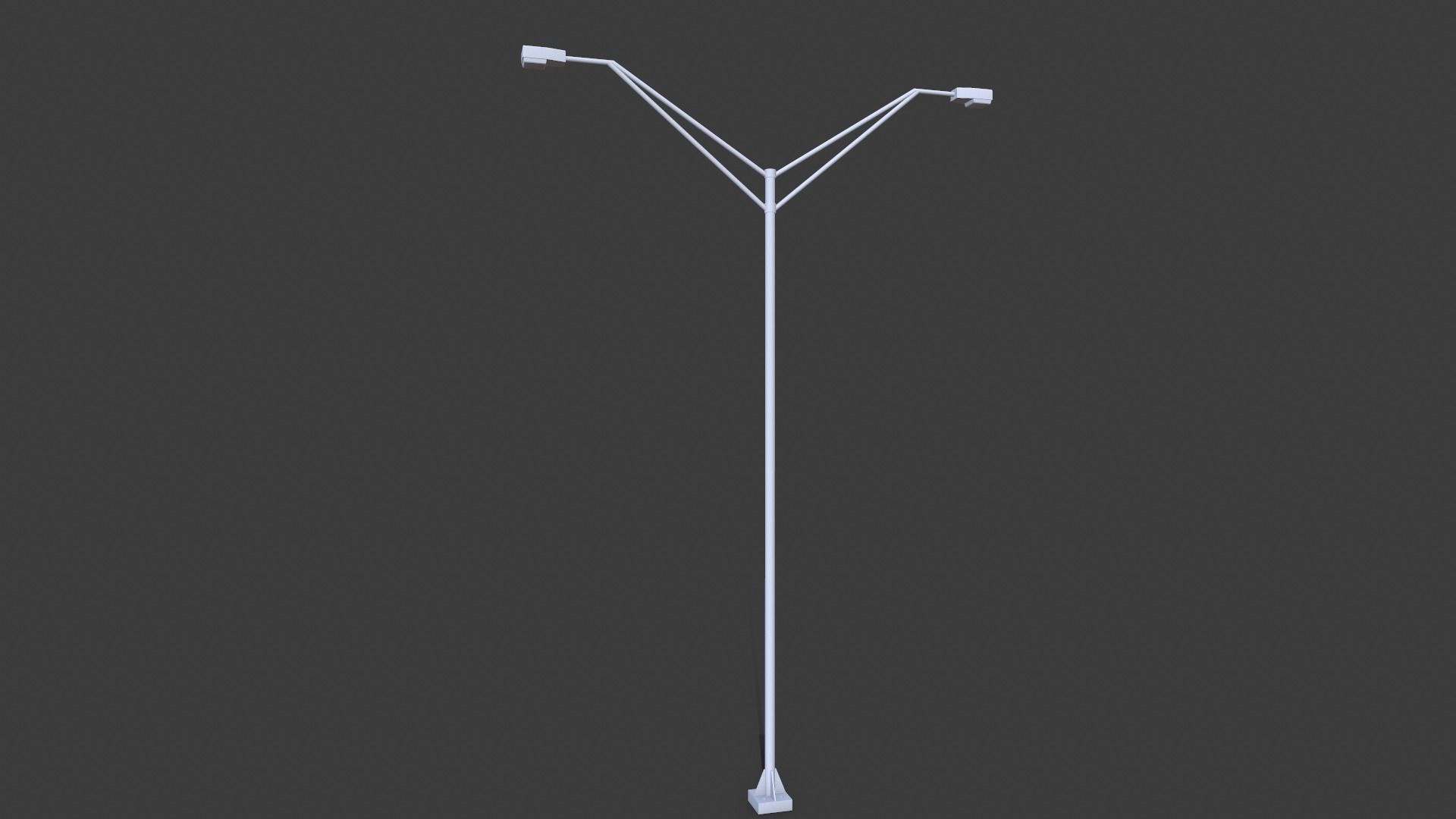 Street Lights Pack Low-poly 3D model_3