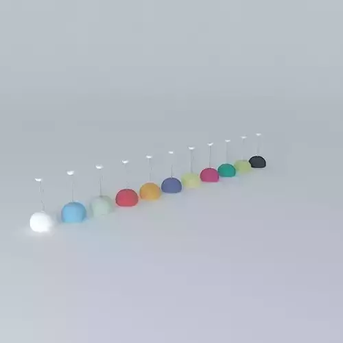 Kartell pendant light perspex lamps