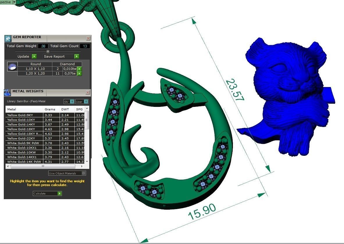 pendant little lion cub sleeping 3D print model_9