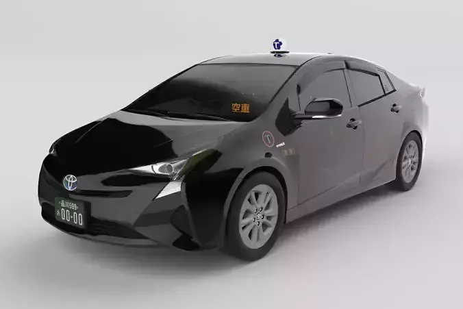 Japanese Taxi TokyoKotsu TOYOTA Prius2016