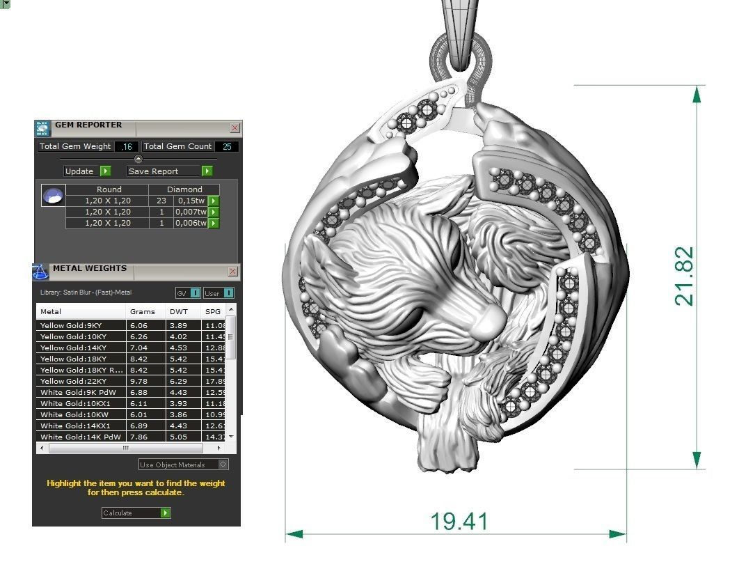 pendant little wolf cub sleeping 3D print model_5