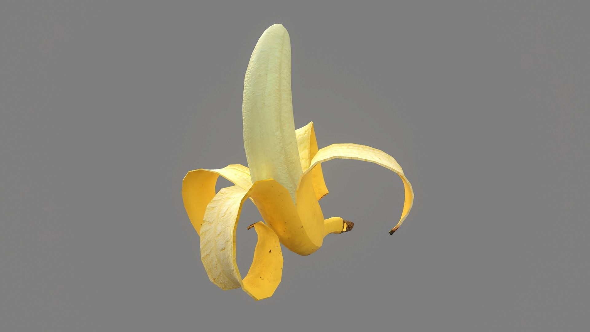 Banana Animated Low Poly Low-poly 3D model_11