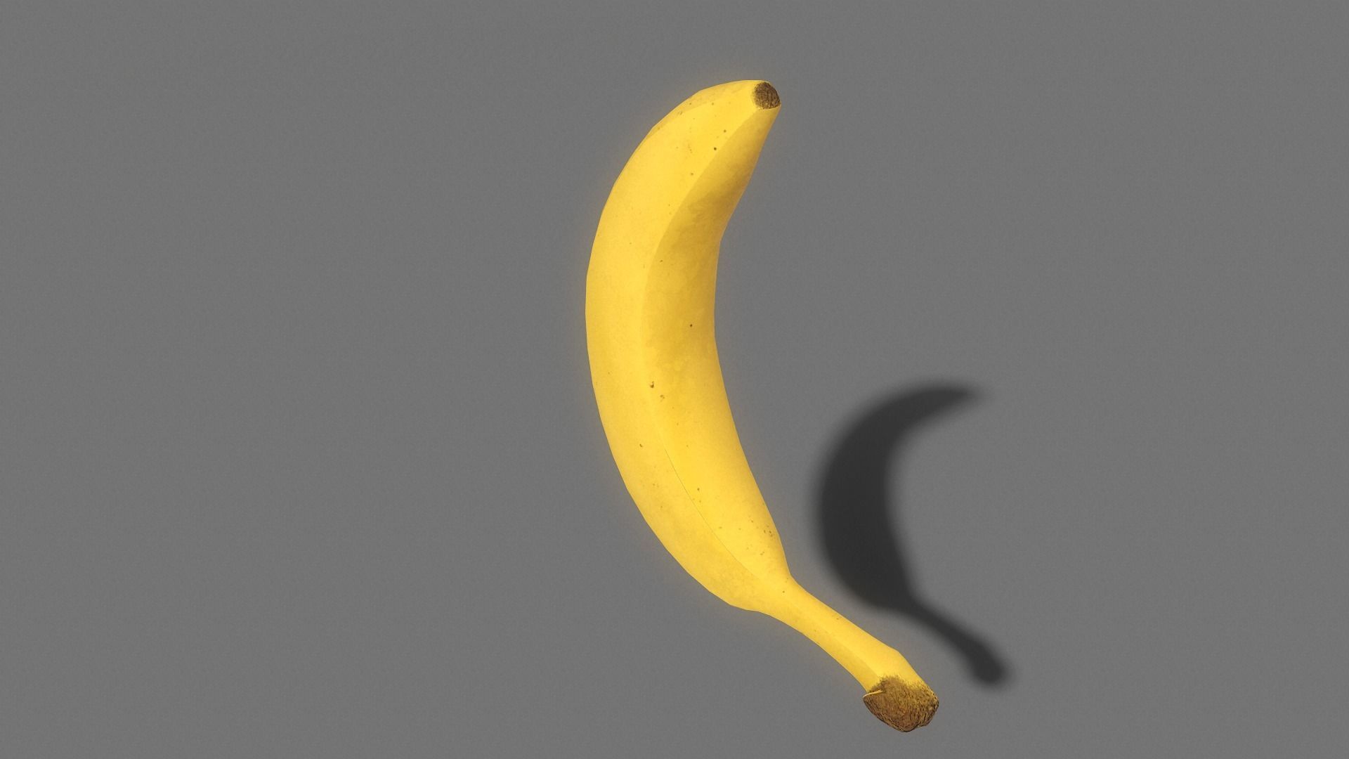 Banana Animated Low Poly Low-poly 3D model_10