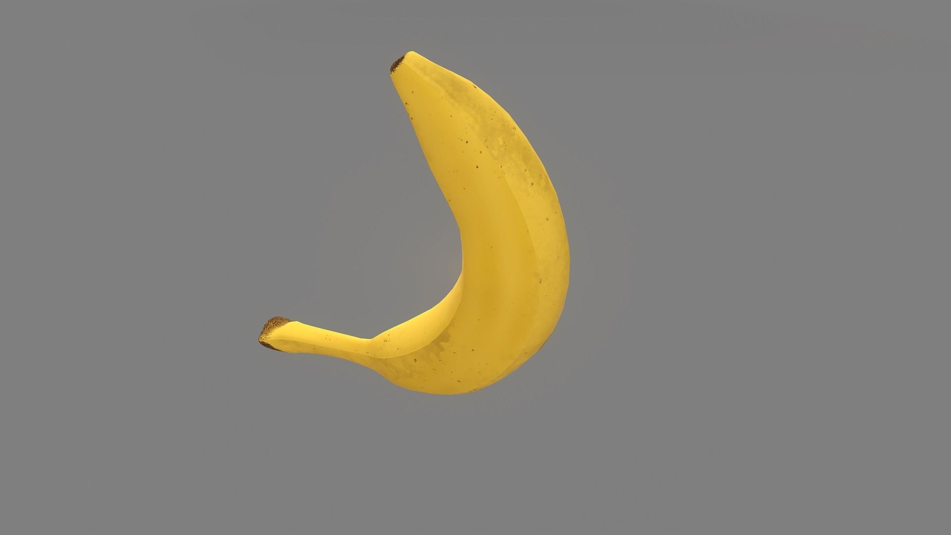 Banana Animated Low Poly Low-poly 3D model_7