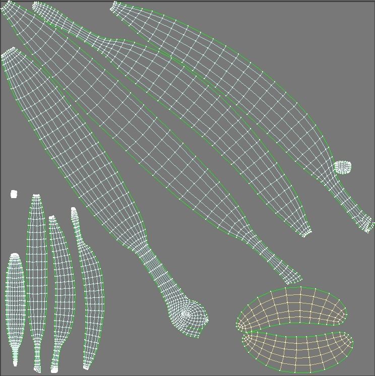 Banana Animated Low Poly Low-poly 3D model_4