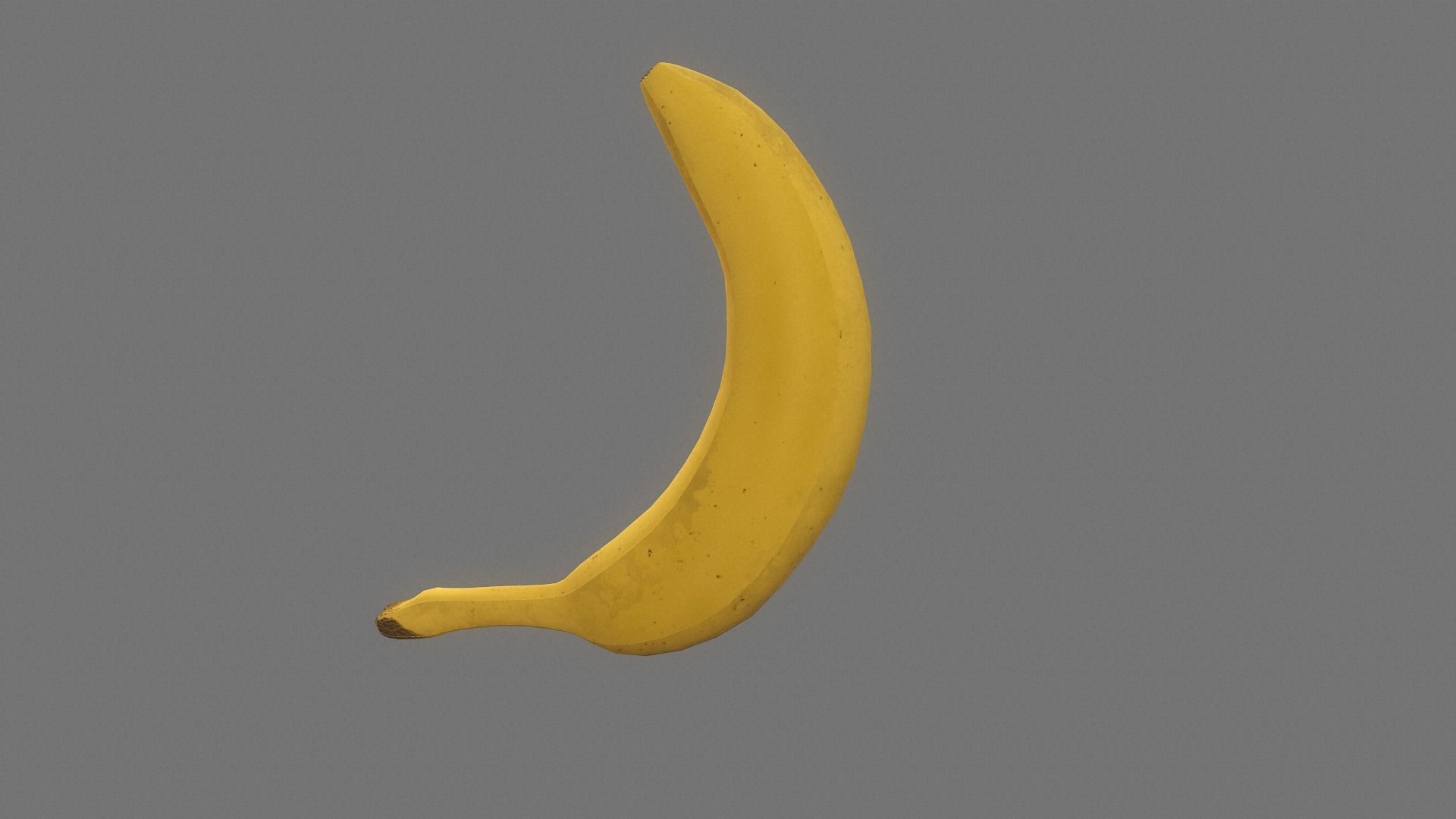 Banana Animated Low Poly Low-poly 3D model_8