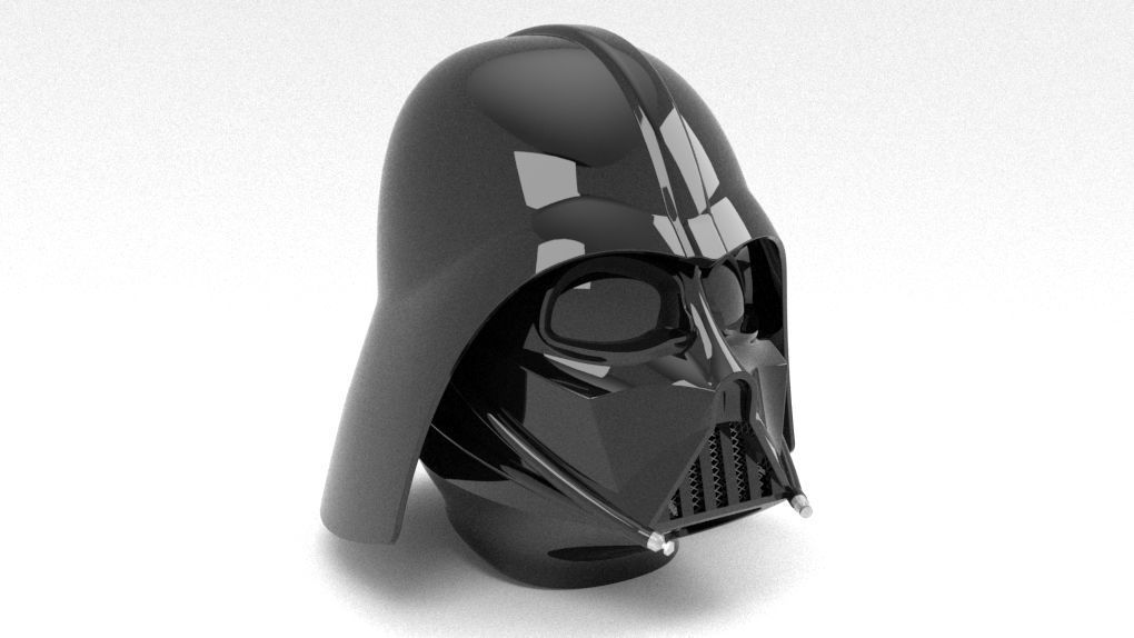 Nurbs Darth Vader Helmet for 3D Print 3D print model_5