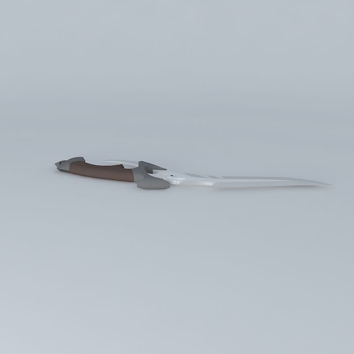 Gil Hibben Knife Free 3D model_1