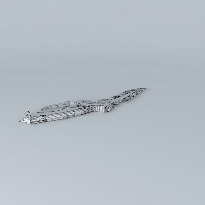 Gil Hibben Knife Free 3D model_4