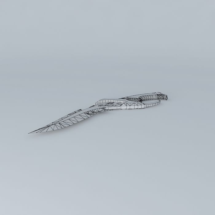 Gil Hibben Knife Free 3D model_3