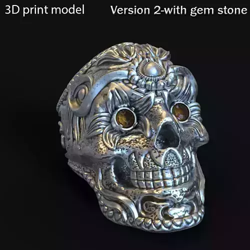  skull ring jewelry Ornamental  vol1