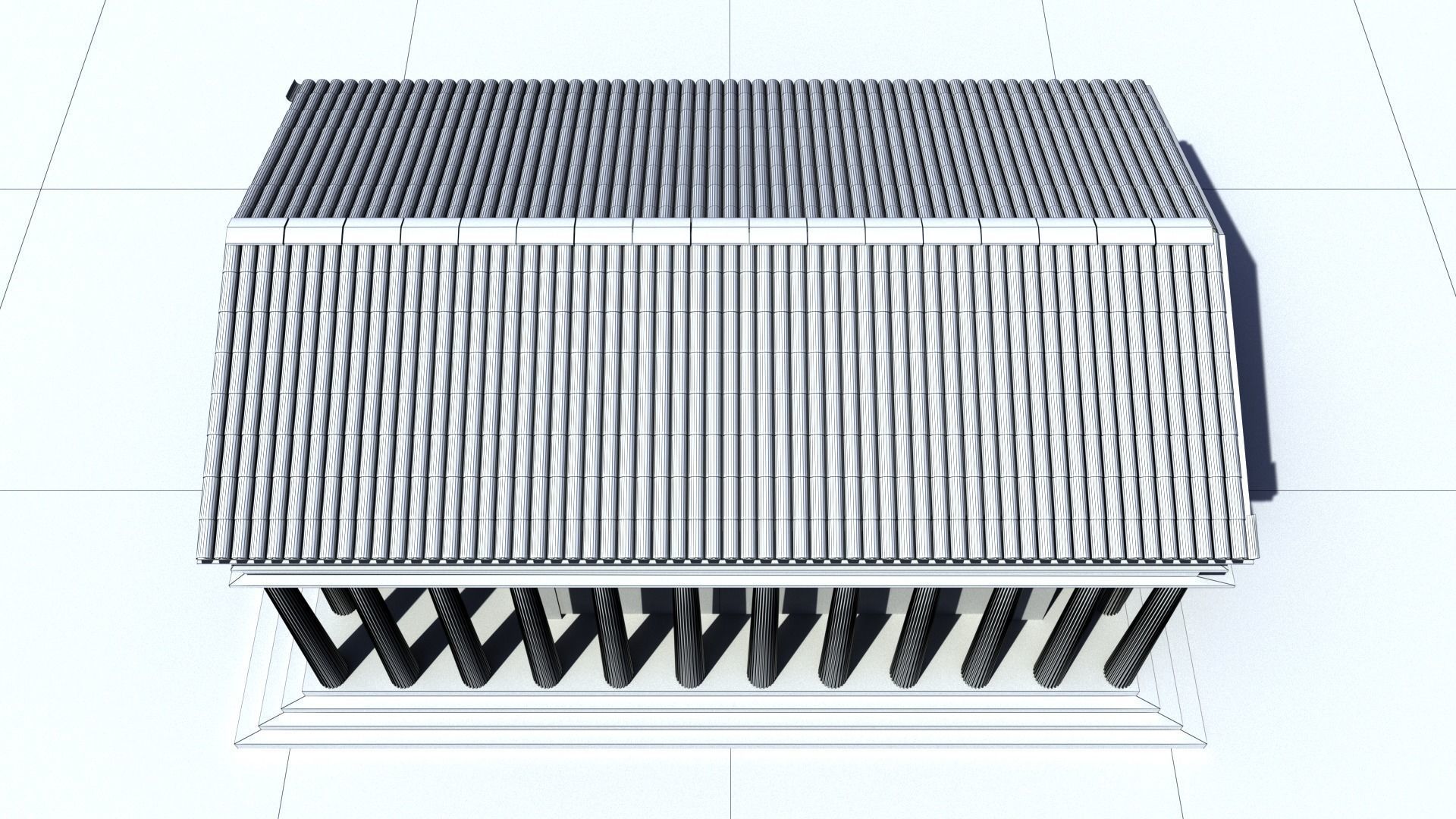 Ancient Temple 3D model_6