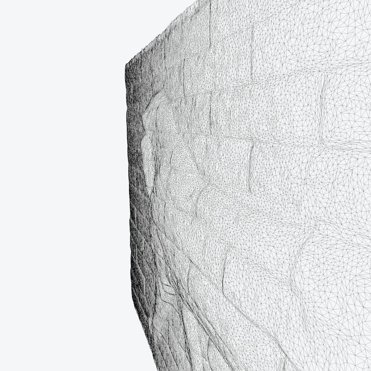 ASSYRIAN - CERAMIC PASSING LION 3D model_7