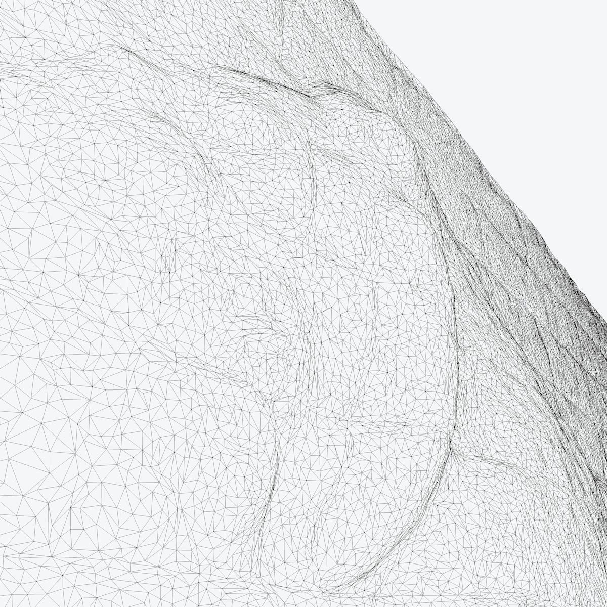 ASSYRIAN - CERAMIC PASSING LION 3D model_5