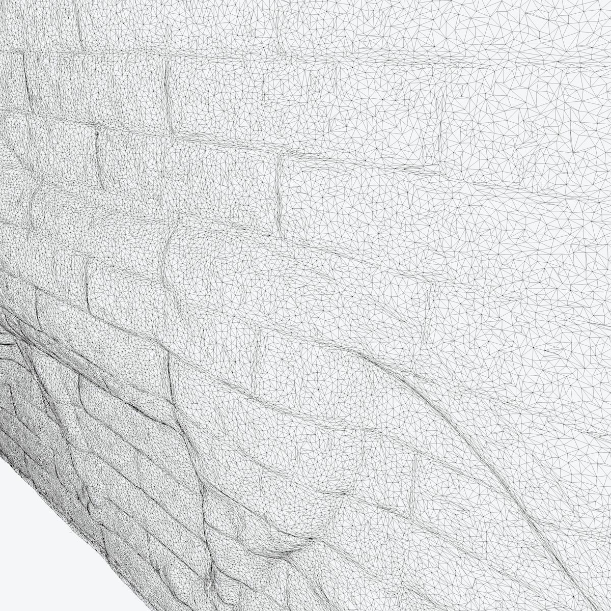 ASSYRIAN - CERAMIC PASSING LION 3D model_19