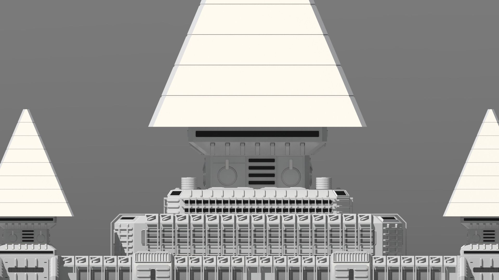 sci fi base  3D model_7
